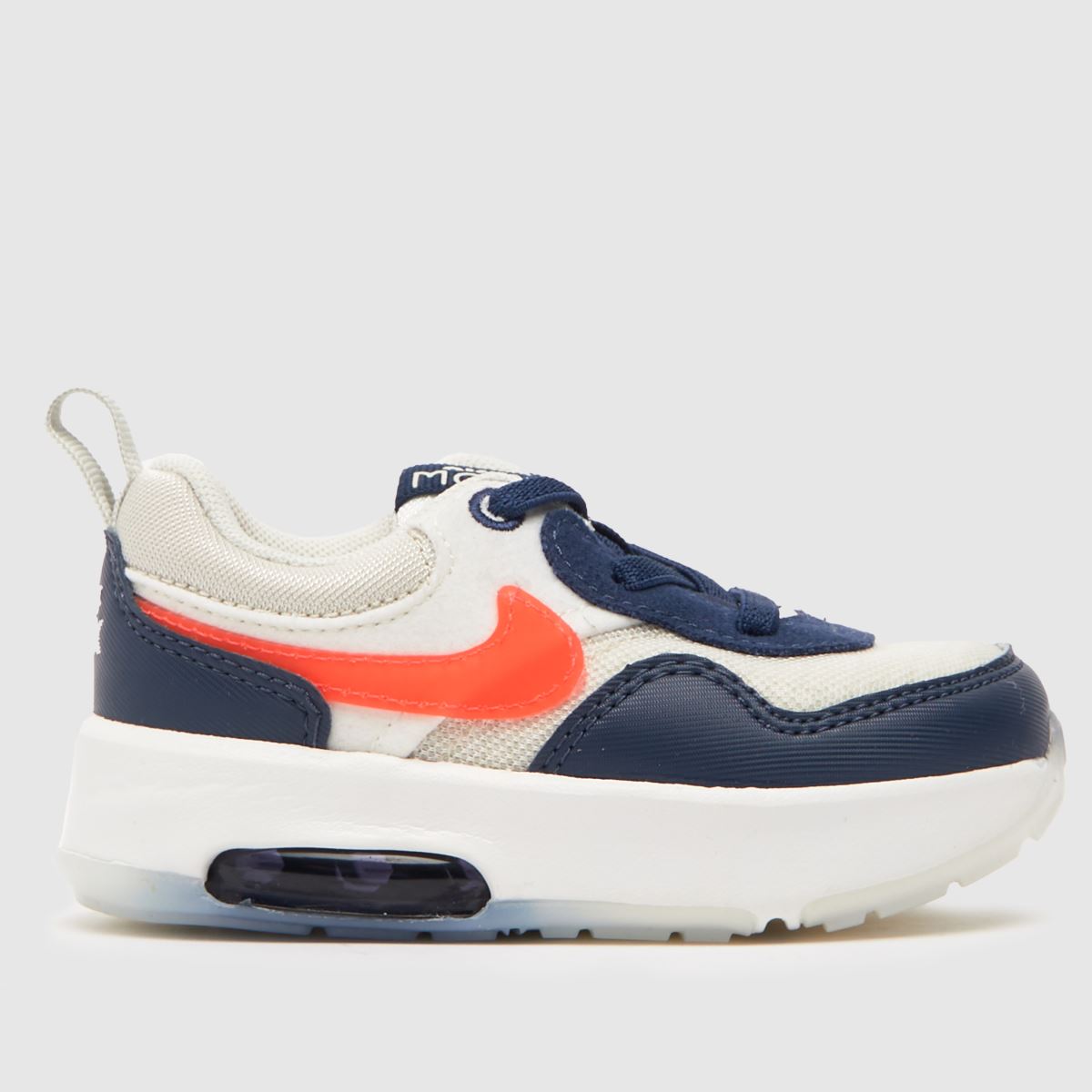 Beli in mornarsko modri športni copati Nike za fante z motivom Air Max