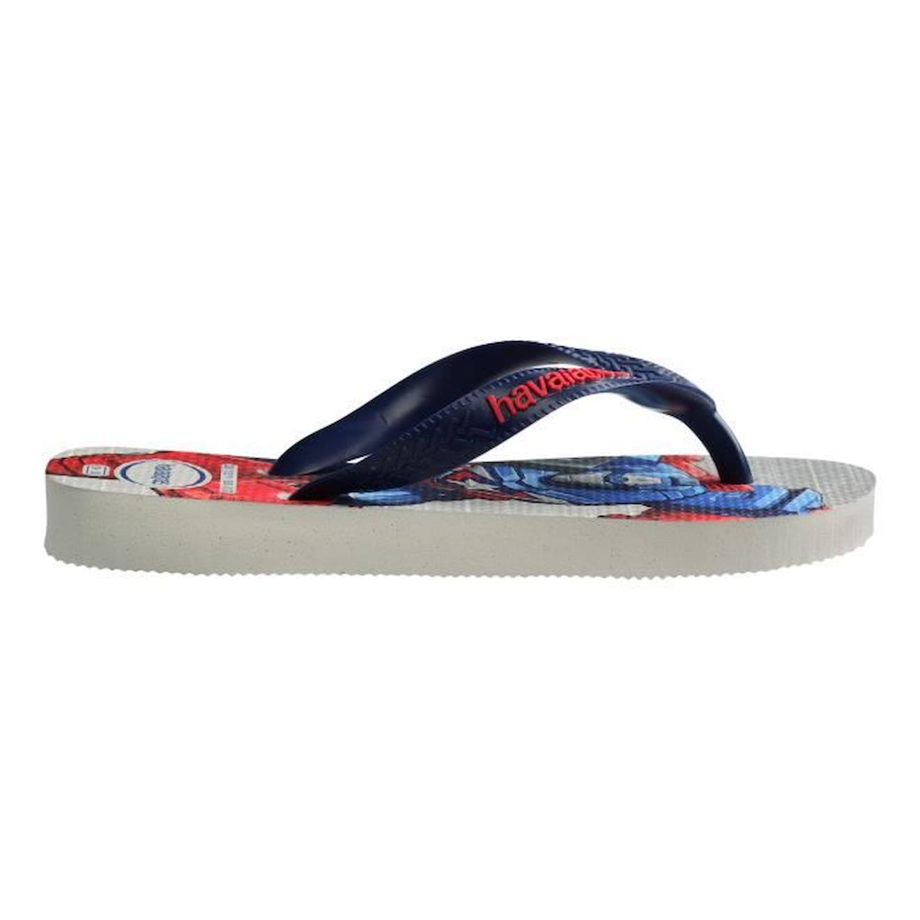 Tong à Enfiler Enfant Havaianas H. K T Marvel II blanc