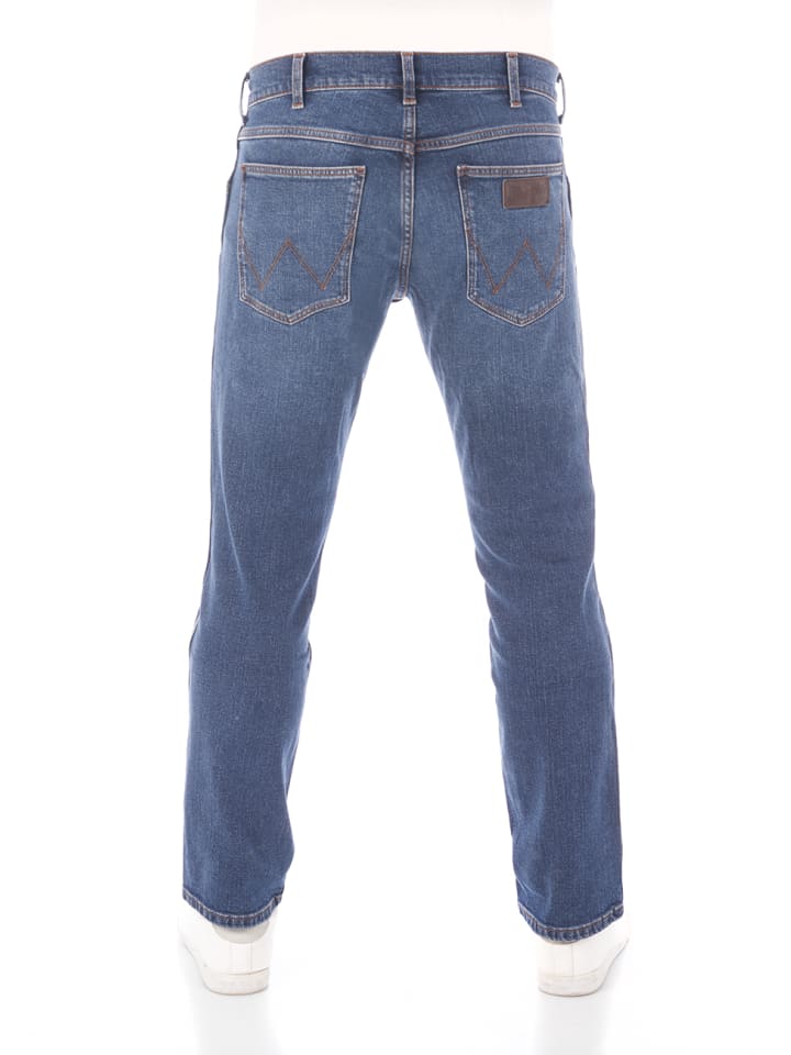 Wrangler Jeans Greensboro regular/straight in Blau günstig kaufen