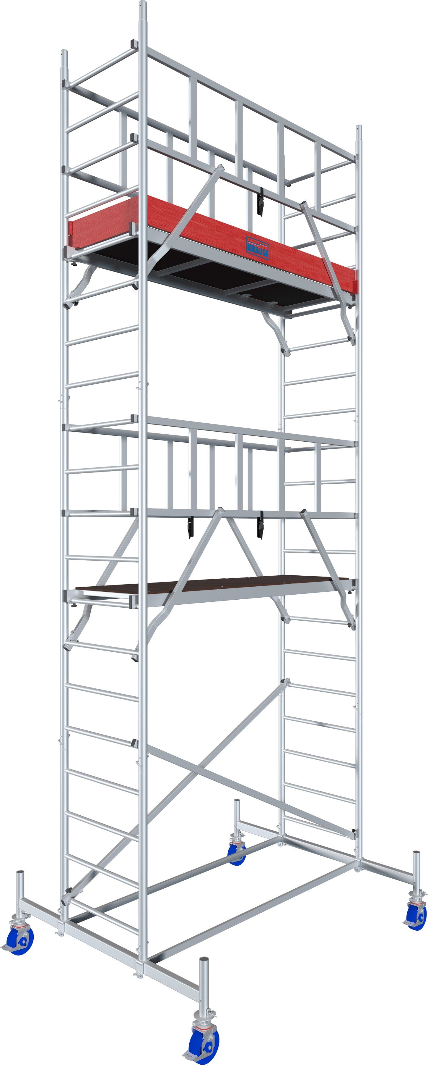 KRAUSE Fahrgerüst ProTec, (Set), Arbeitshöhe: 6,3 Meter