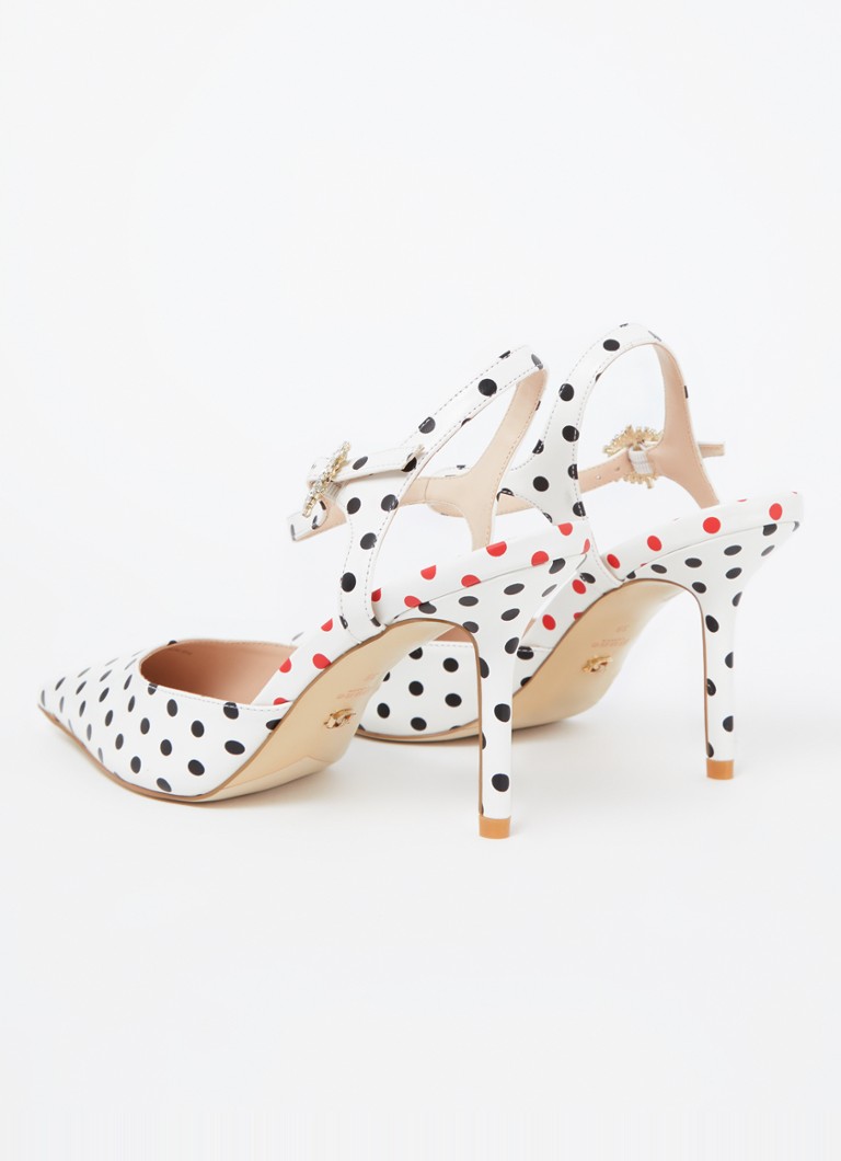 Dune London Catwalk sandalette with polka dot print