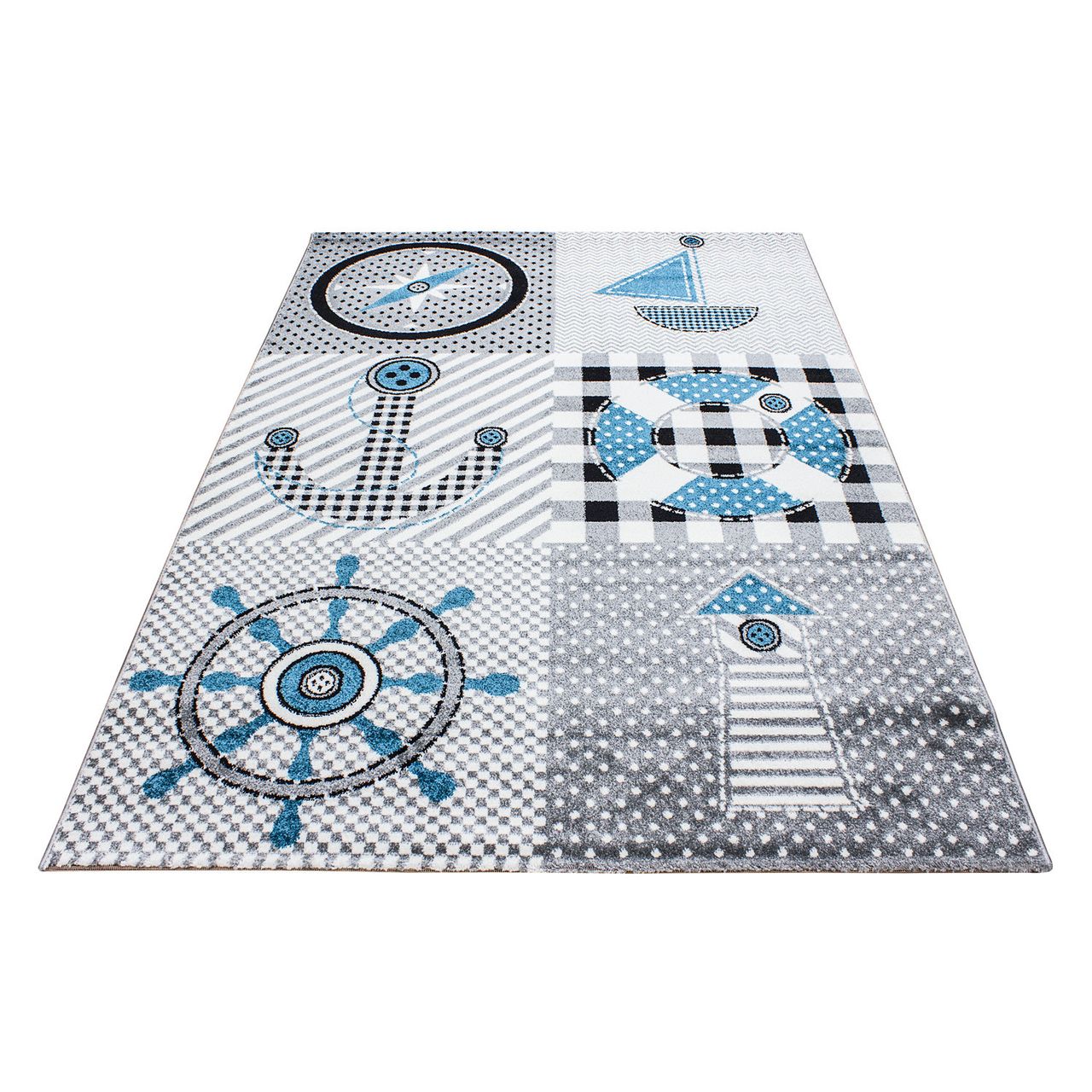 Ayyildiz Teppich, KIDS 0510, GREY, 120 x 170 cm