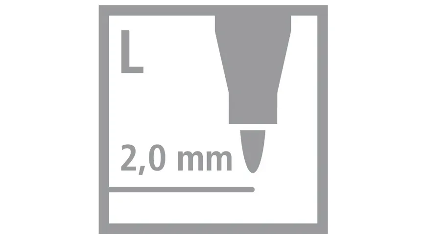 STABILO® Fasermaler und Fineliner in einem Trio 2 in 1 schwarz