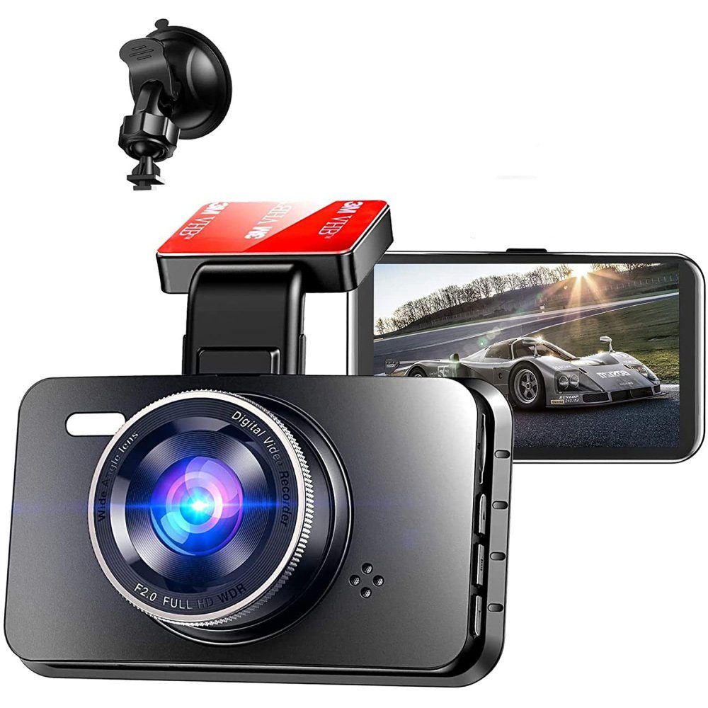 GelldG Dashcam Full HD 1440P Autokamera 3-Zoll-LCD-Bildschirm Dashcam
