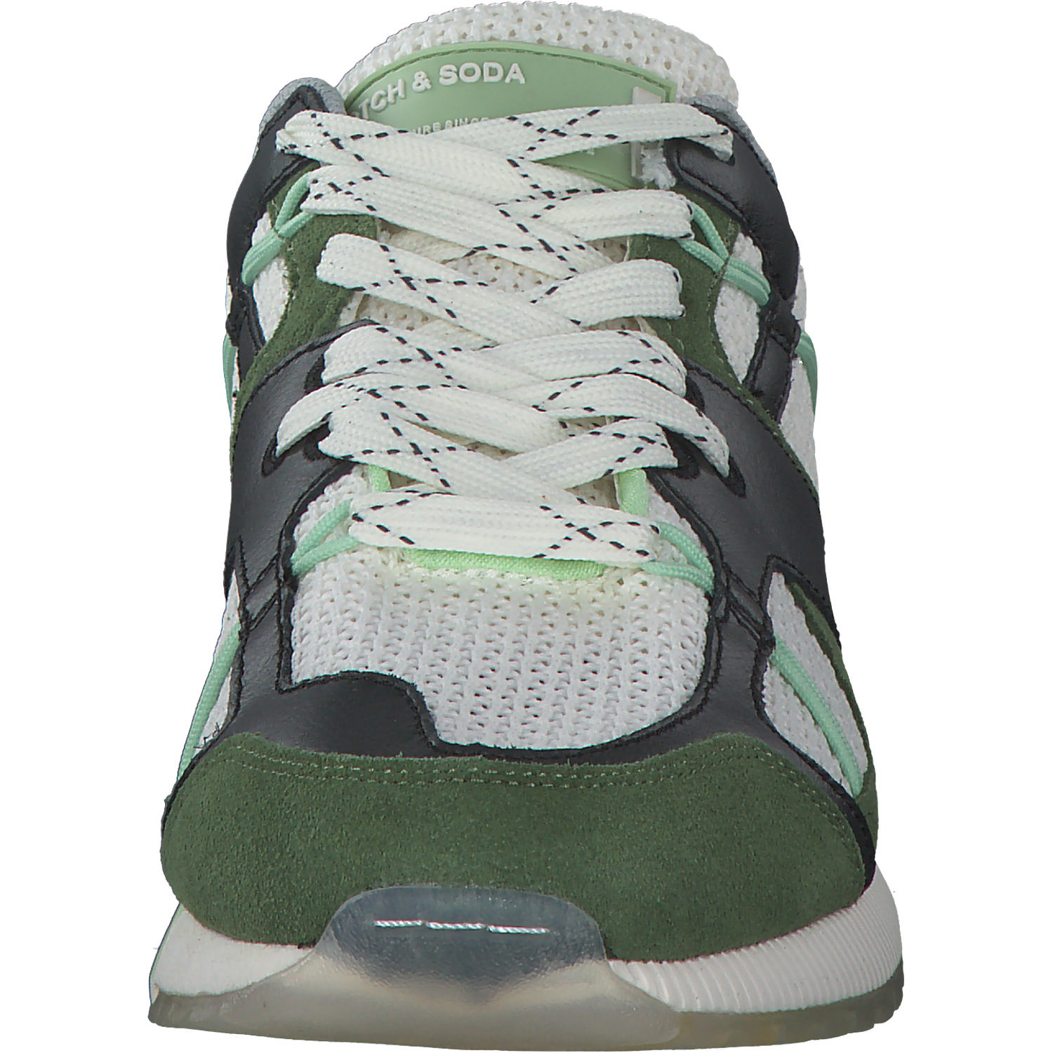 Scotch & Soda Vivex 24839937, Sneakers Low, Herren, grün/weiss/schwarz