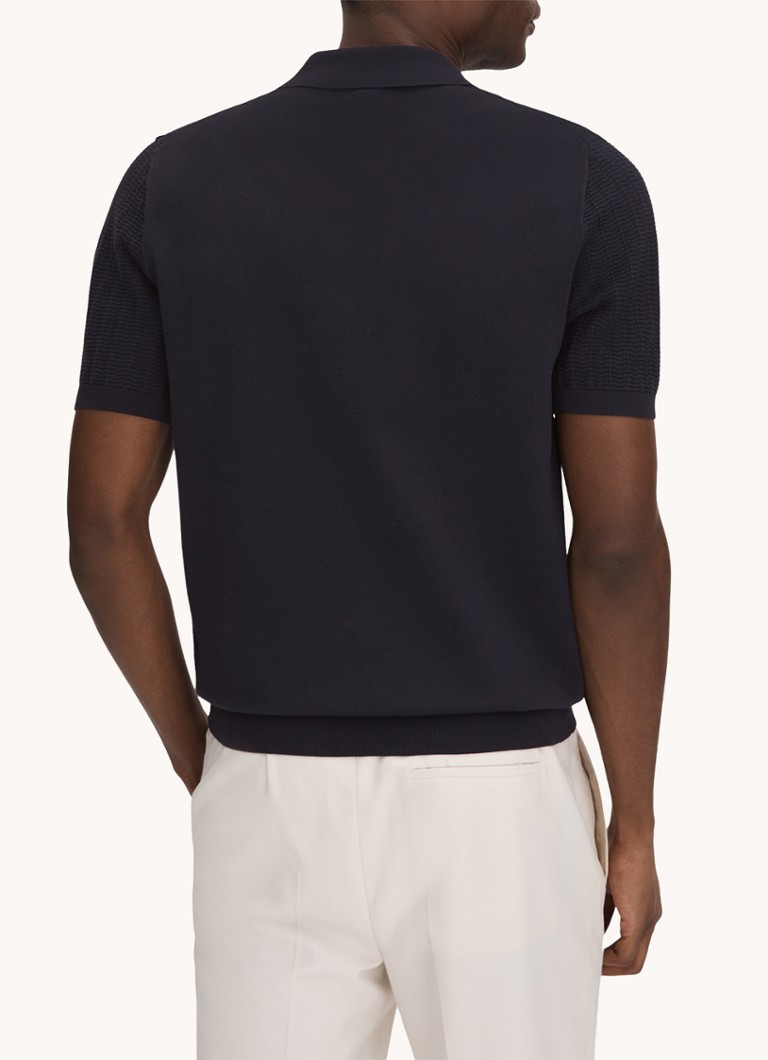 Reiss Pascose regular fit polo with texture