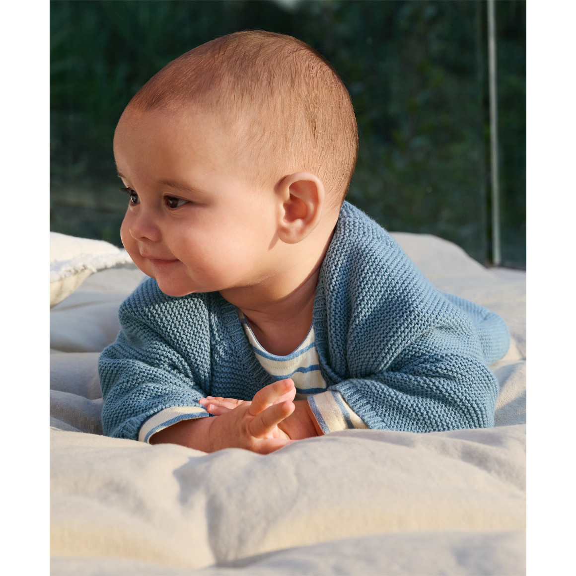 Newborn Strickjacke mit Knopfleiste