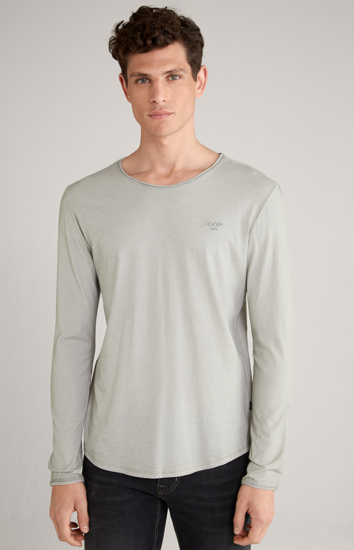 Longsleeve Carlos in Silber meliert