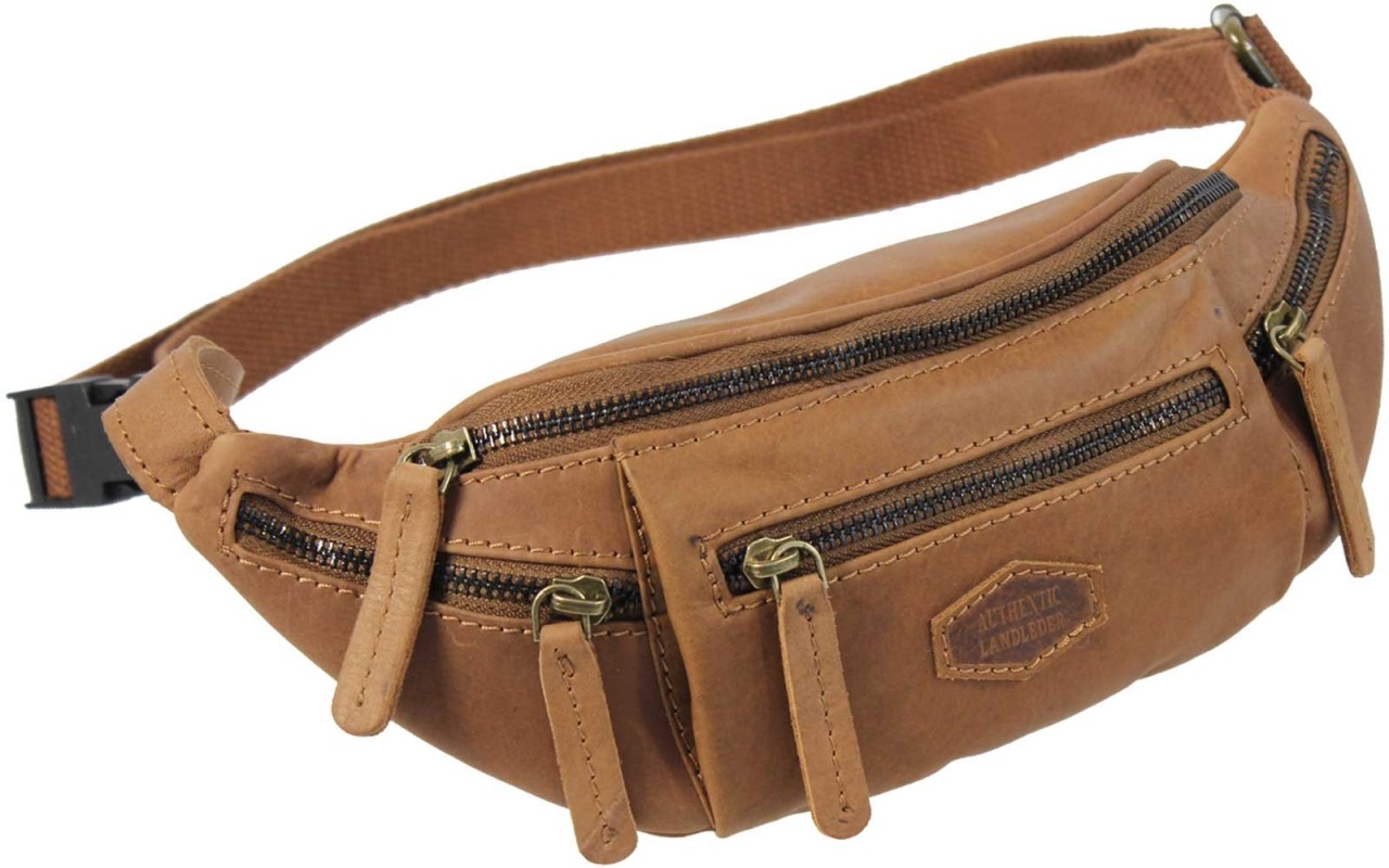 LANDLEDER Handtaschen bunt GÜRTELTASCHE