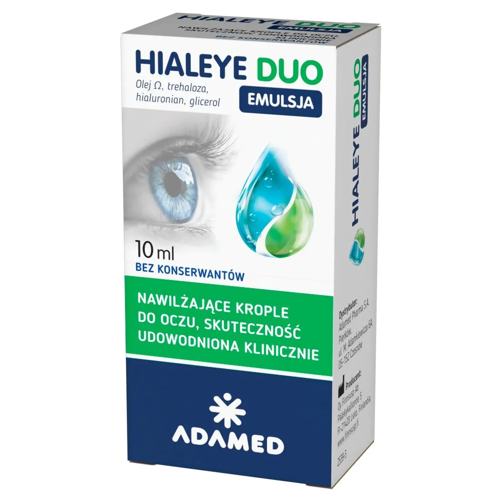 Hialeye Duo Emulsion Colírio hidratante, sem conservantes