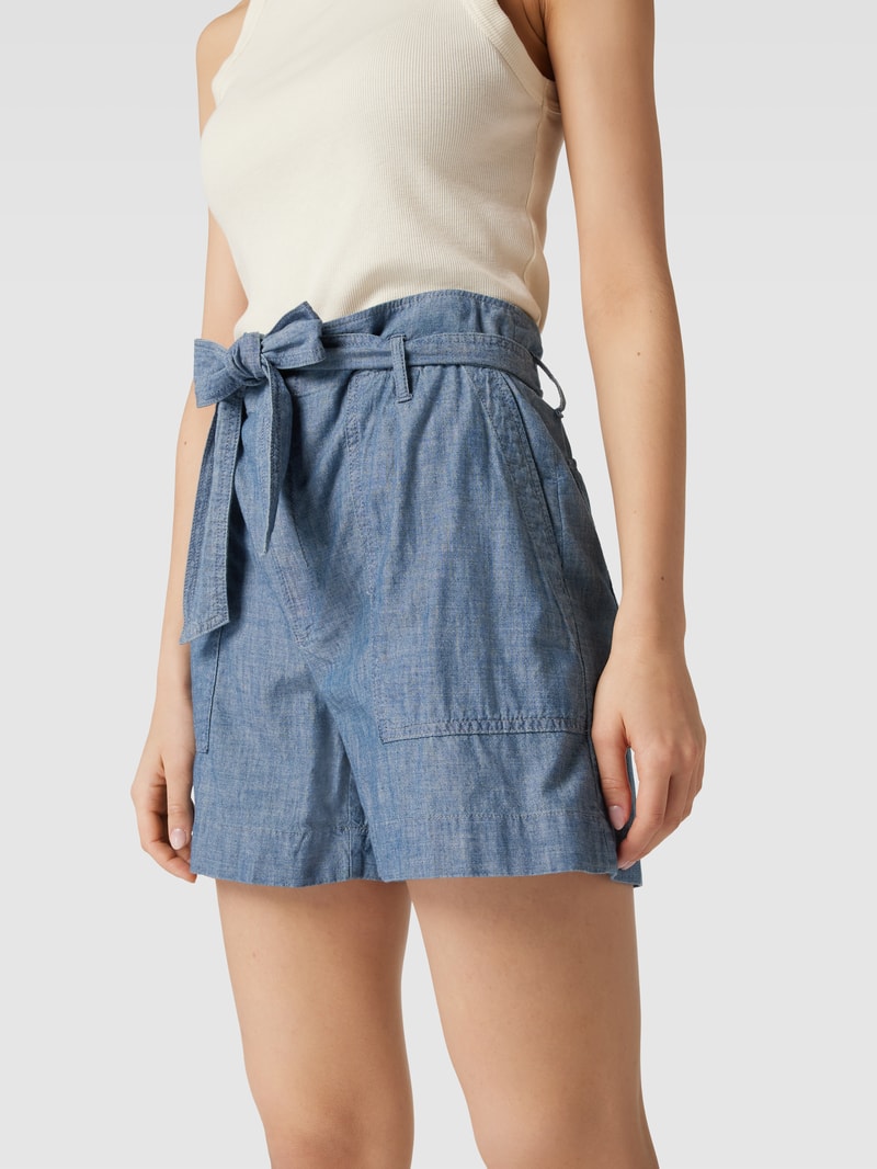 Shorts mit Eingrifftaschen Modell 'DAVIANA' in jeans