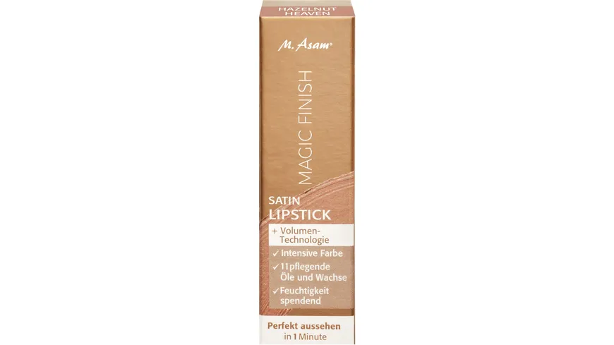 M. Asam® MAGIC FINISH Satin Lipstick 4 g C48672 - hazelnut heaven