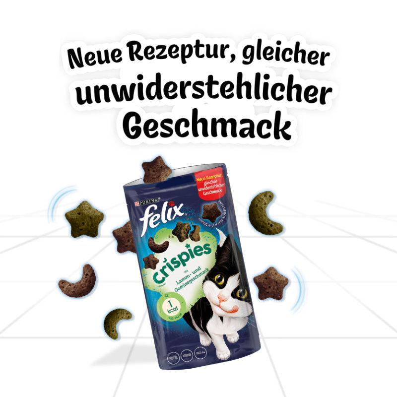 Felix Snacks Felix Crispies 8x45g Lamm & Gemüse