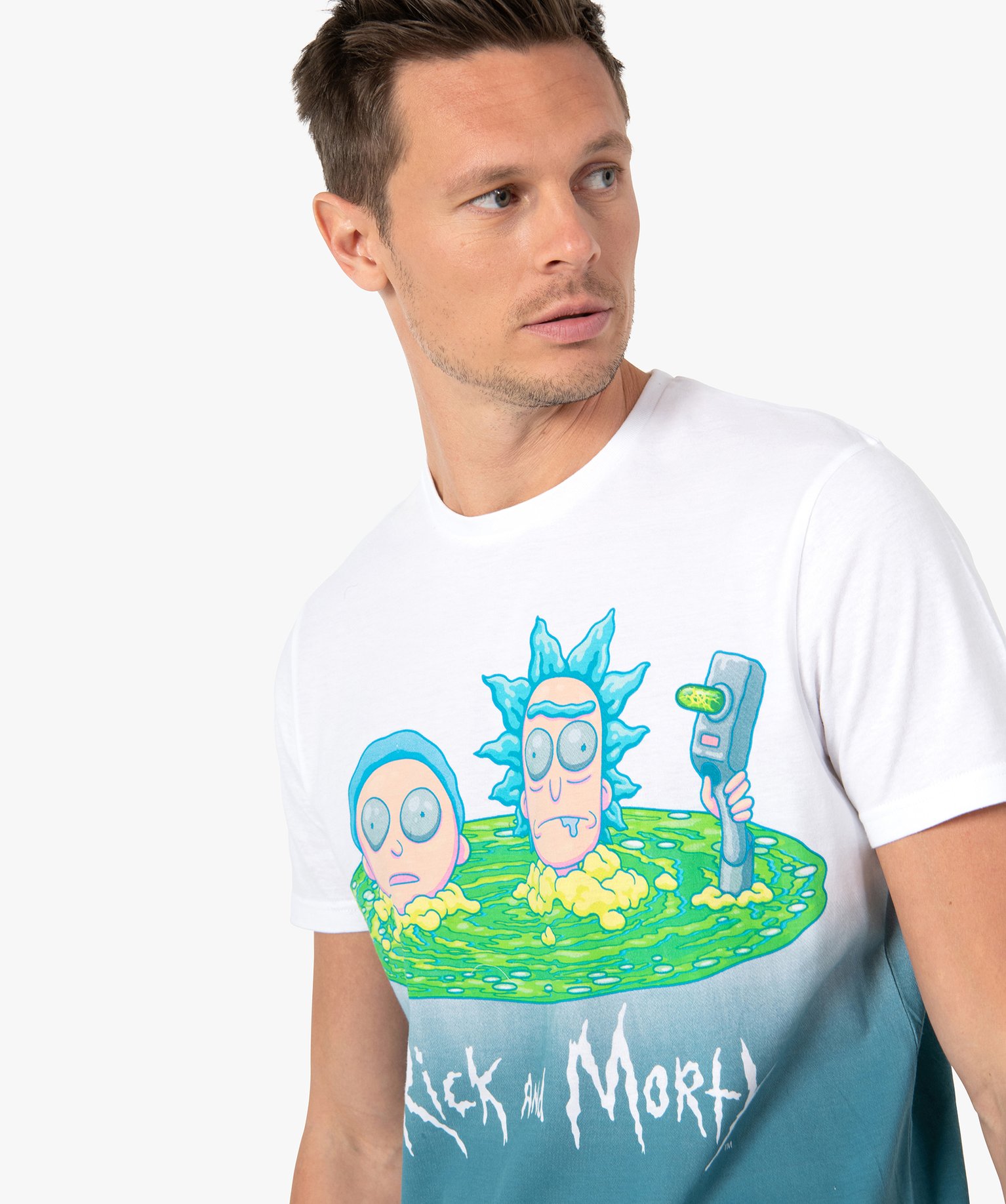 Tee-shirt homme avec motif XXL – Rick and Morty bleu | GEMO