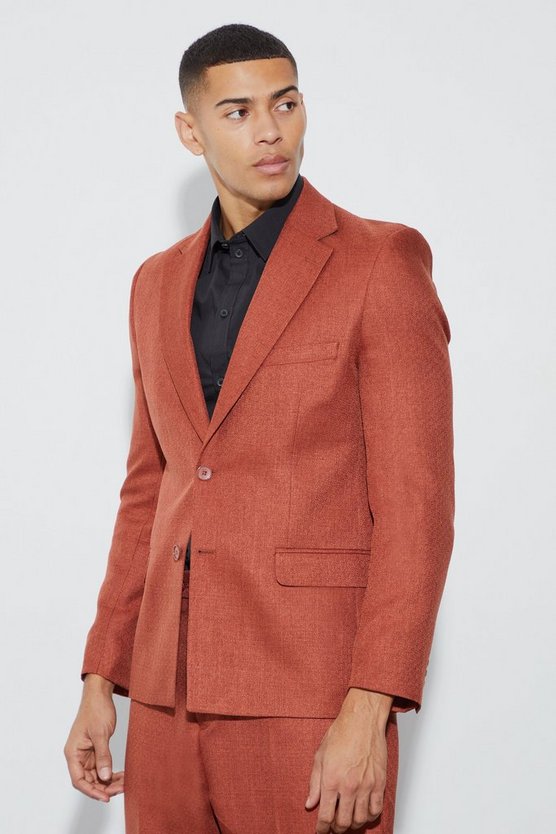 Lockerer strukturierter Blazer