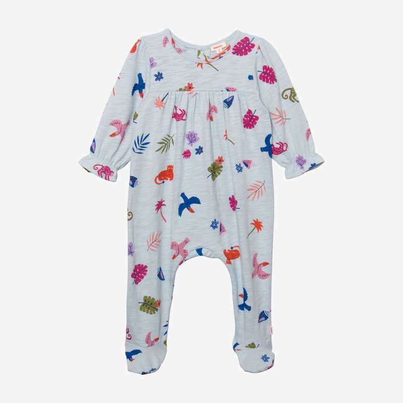 Pyjama bébé fille exotique bleu Catimini