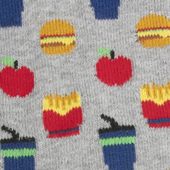 Chaussettes Romain & Quentin - Ski gris