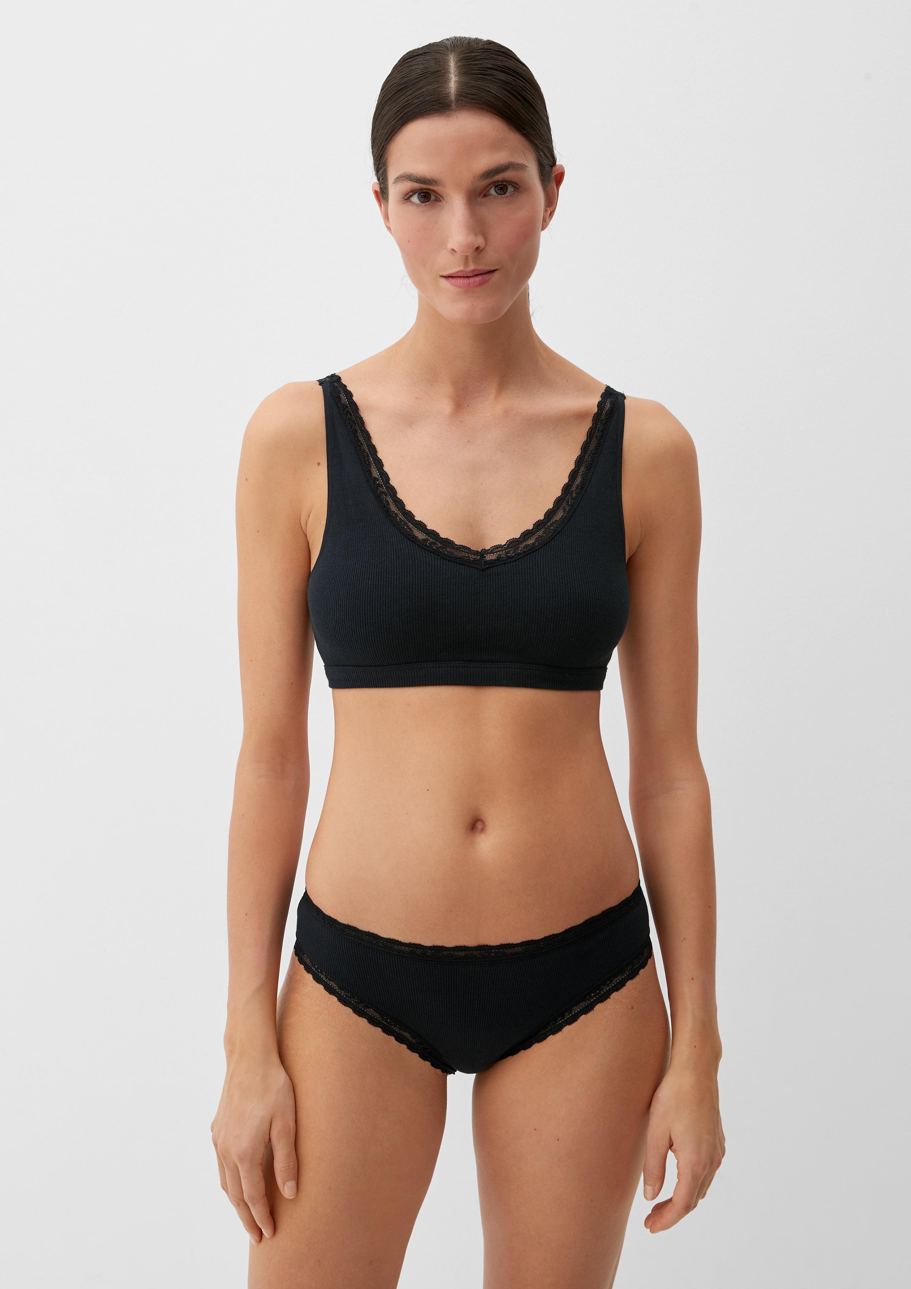 Doppelpack Slips mit Spitzen-Details  6008091-9999