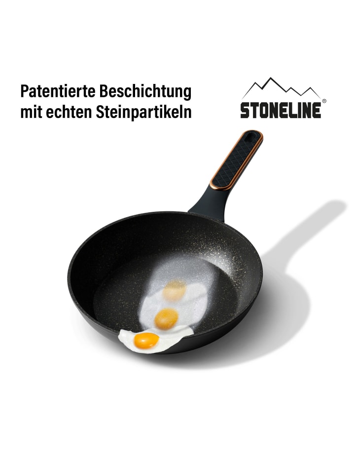 Stoneline Kochgeschirr-Set 11-teilig 18/20/24 | mit Deckeln in Roségold günstig kaufen onesize