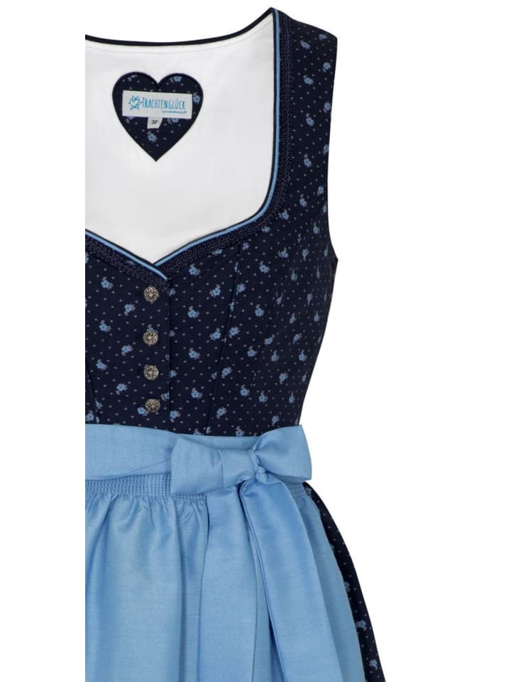 Spieth & Wensky Dirndl in Blau günstig kaufen