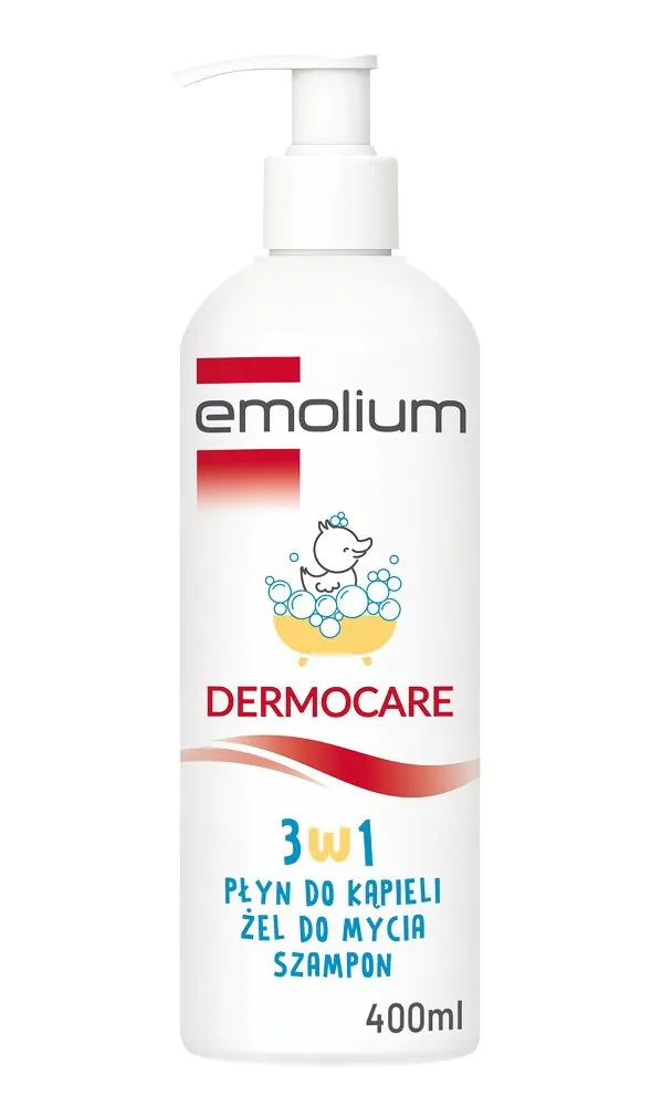 Emolium Dermocare 3u1 pjena za kupanje, gel za pranje, šampon 400ml