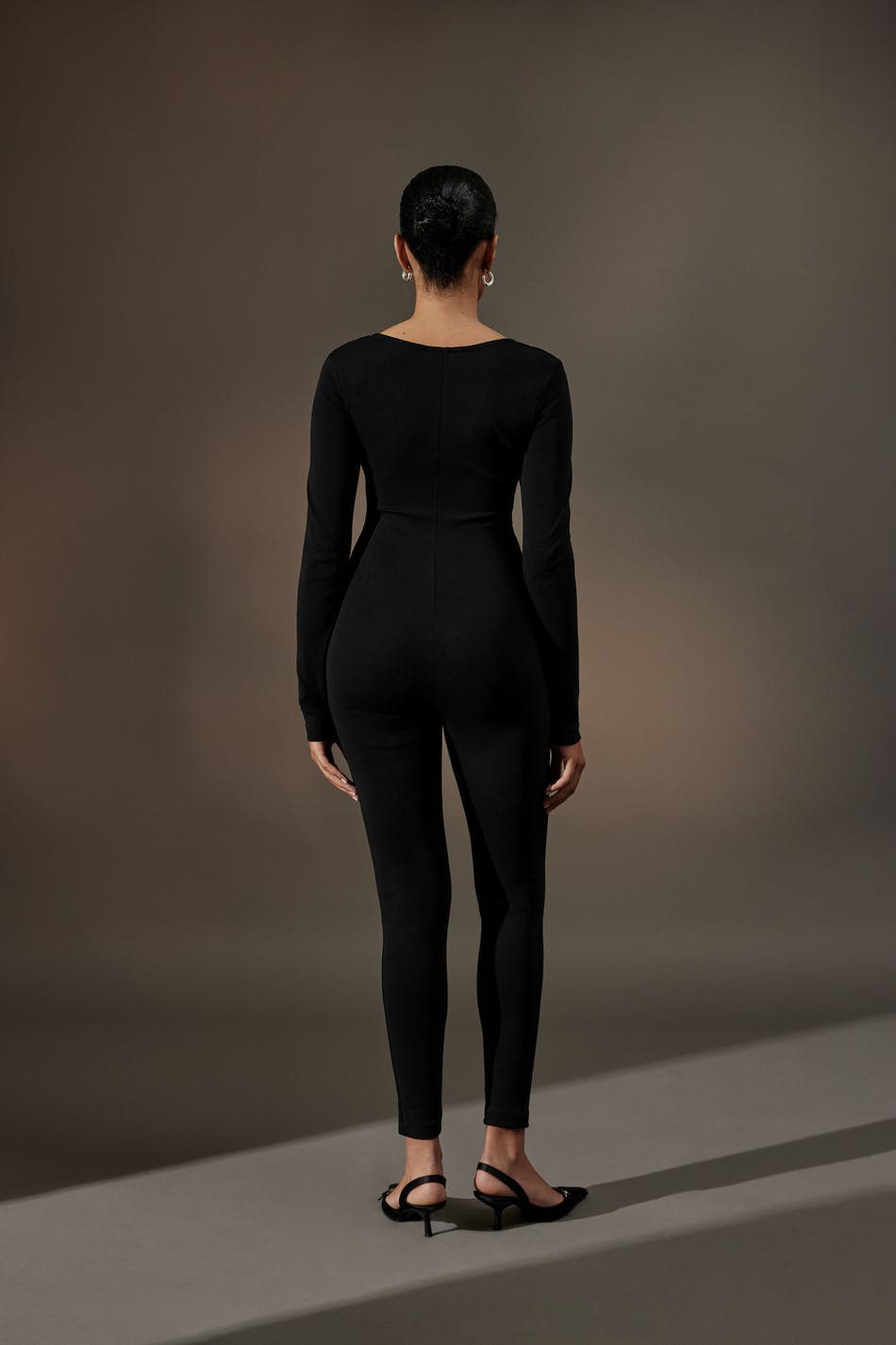 V neck bodysuit