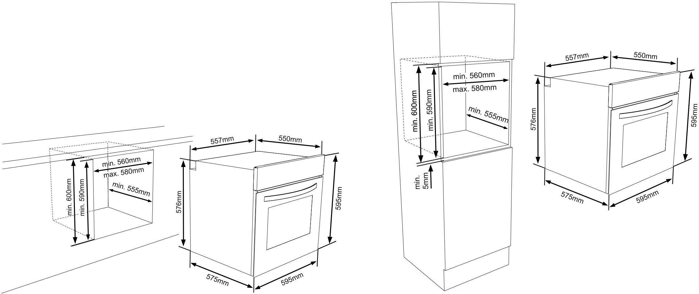 Sharp Pyrolyse Backofen K-61V28IM1-EU, Pyrolyse-Selbstreinigung