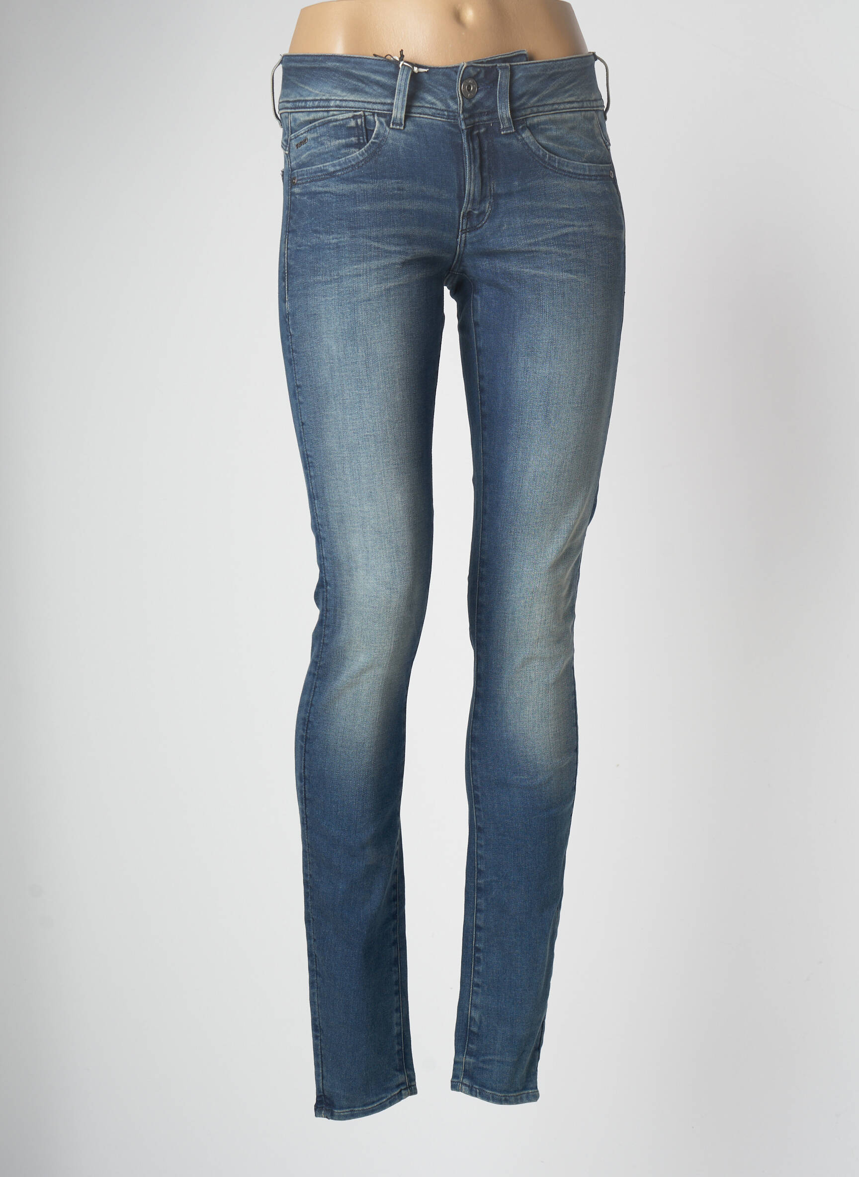 G Star Jeans Skinny Femme couleur bleu
