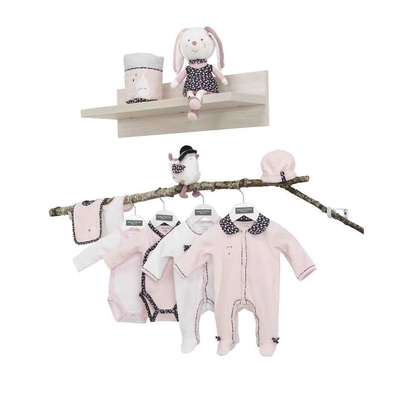 Lot de 2 bodies manches longues Miss fleur de lune