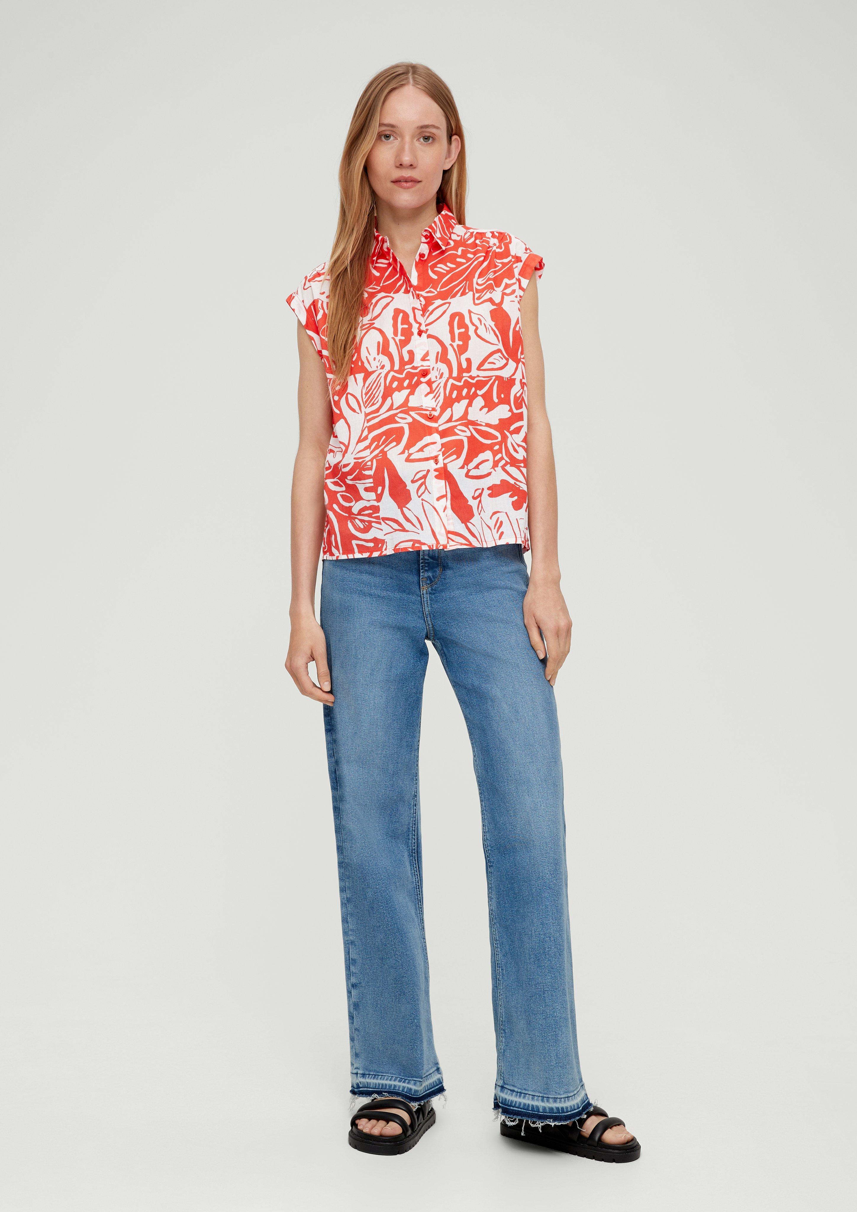 Blusenshirt mit Alloverprint  2131876-25A0