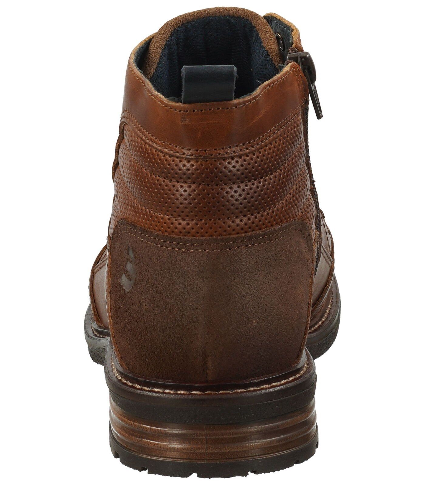 Bullboxer Stiefelette Leder Schnürstiefelette