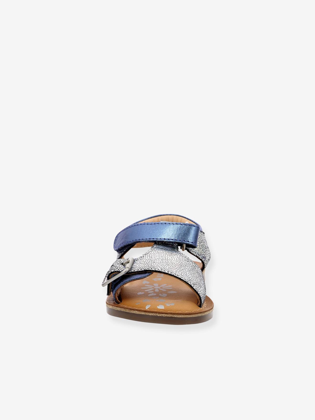 Sandales cuir enfant Diazz KICKERS® bleu