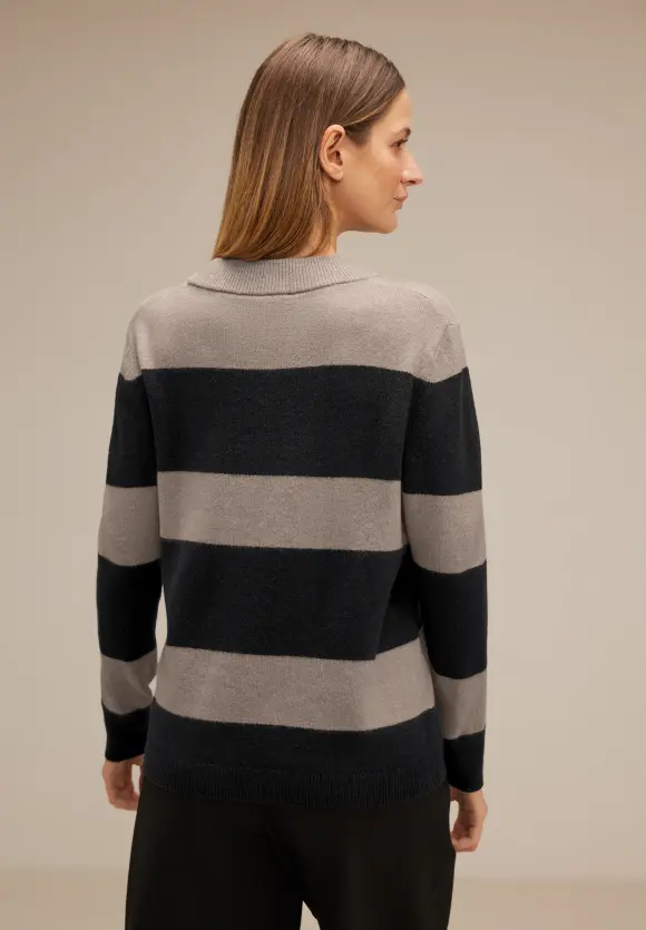 Street One Pullover mit Blockstreifen