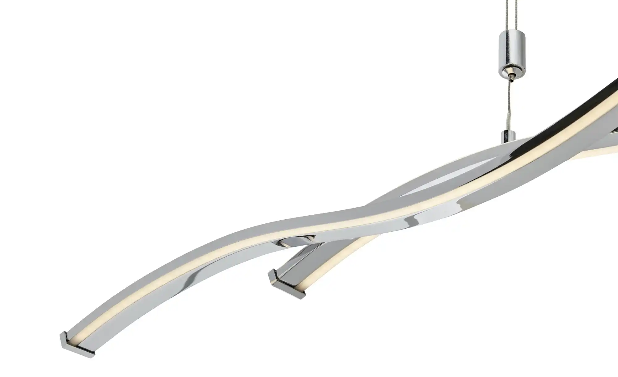 Meisterleuchten LED-Pendelleuchte, 2-flammig, Chrom