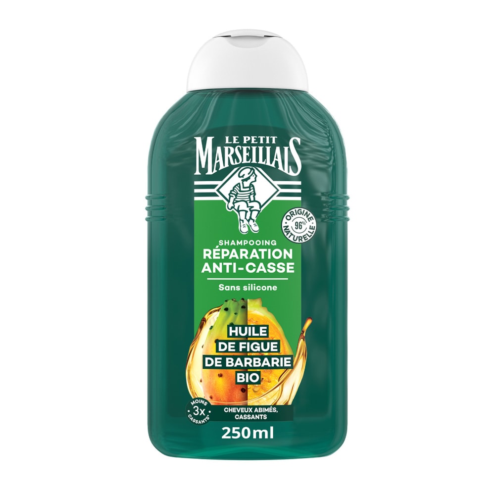 le petit marseillais Shampooing Infusion Réparation, Calendula BIO & Figue de Barbarie BIO, 250ml Shampoing