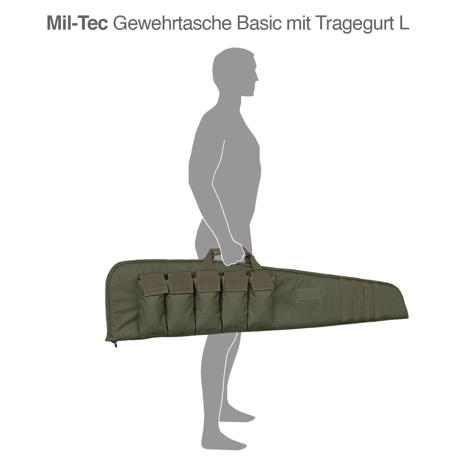 Gewehrtasche Basic mit Tragegurt