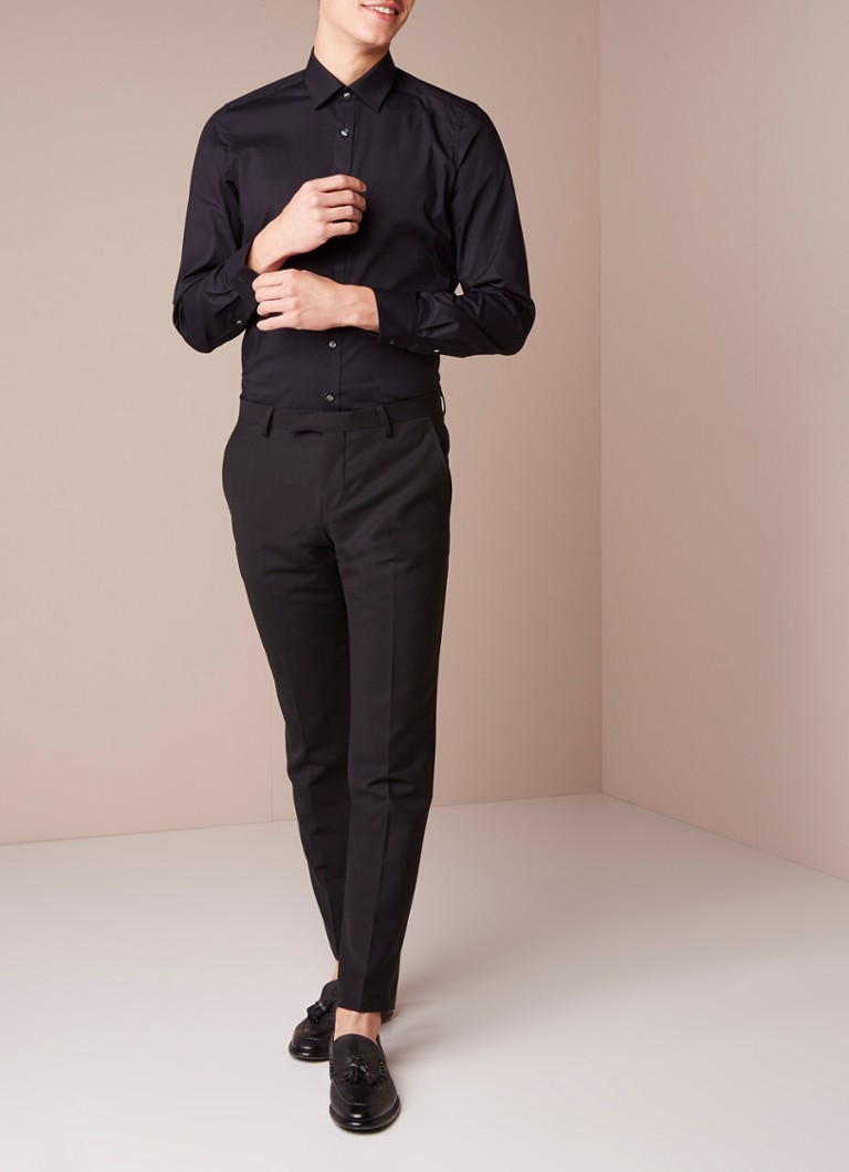 Tricou Olymp Body Fit din bumbac rezistent la șifonare