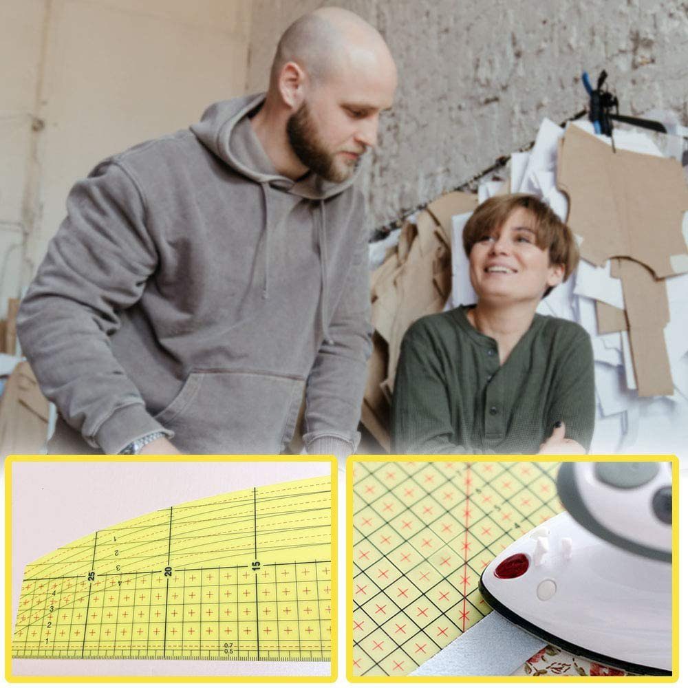 Jormftte Ärmelbrett Bügellineal Hitzebeständig,Hot Ironing Ruler