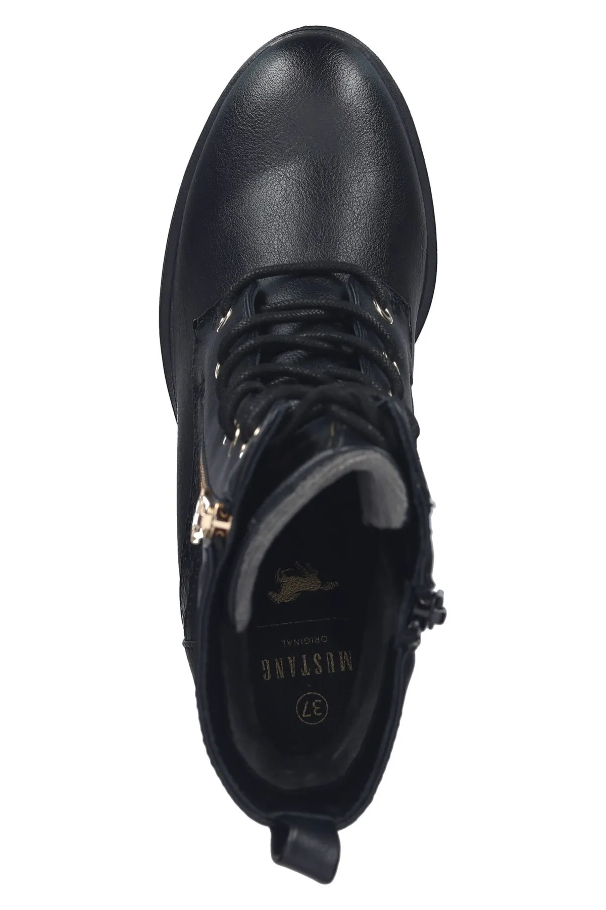 Mustang  Stiefelette - Schwarz - Blockabsatz