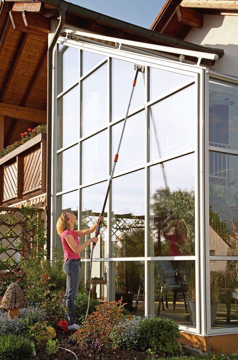 GARDENA Wasserstiel Cleansystem 05554-20, Verlängerung, mit Beimischgerät, 160 cm