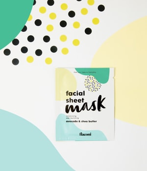 flaconi Face Essentials Avocado und Sheabutter Tuchmaske 1 Stk