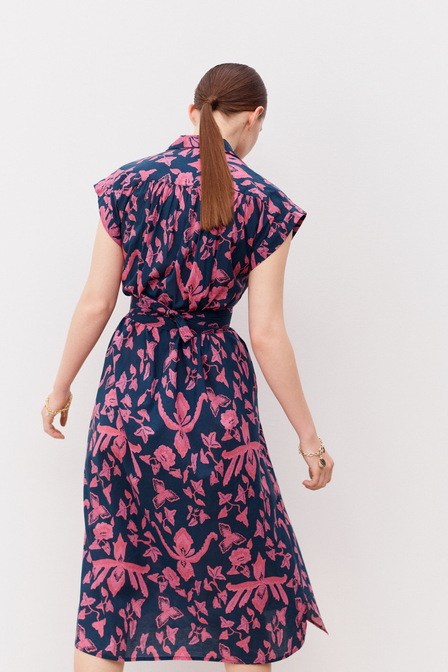 robe raquel rose femme