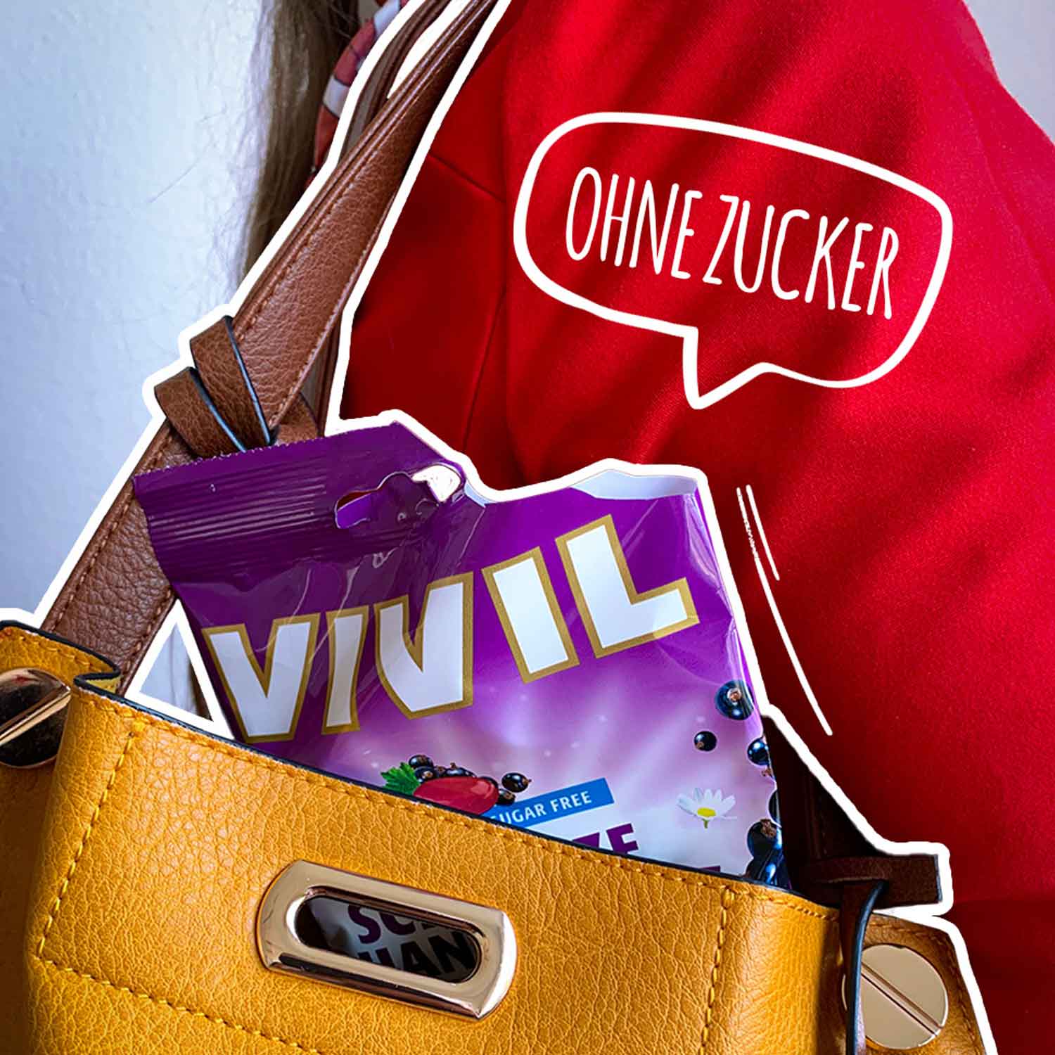 Vivil Hustenbonbons Schwarze Johannisbeere ohne Zucker 120g