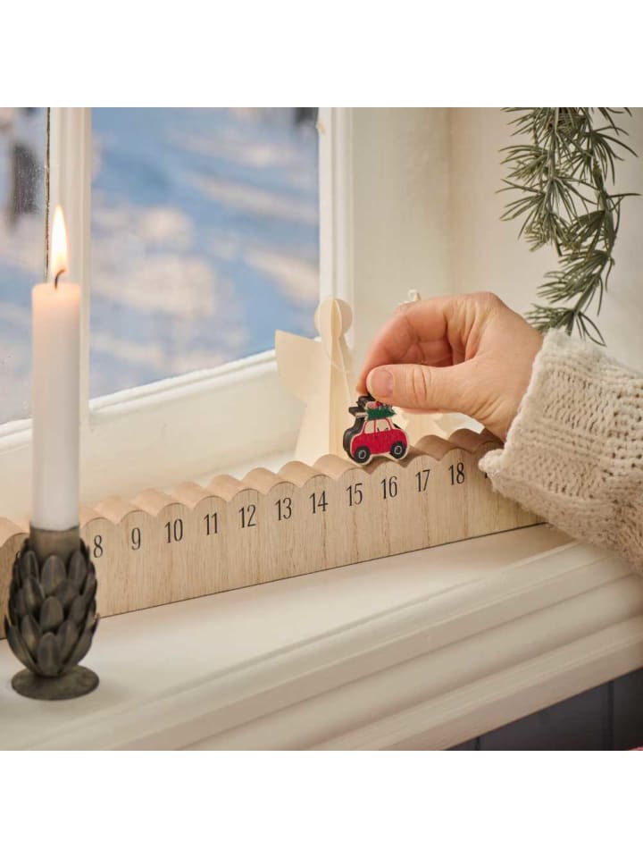 IB Laursen Weihnachtskalender Fahrendes AUTO 50 cm günstig kaufen onesize