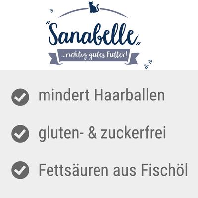 Sanabelle Hairball Snack im Tetraeder