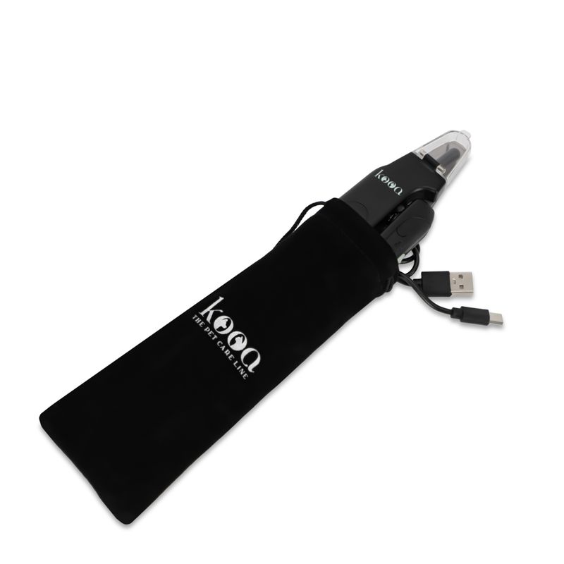 kooa 2-in-1 Krallenschere und -Schleifer mit LED