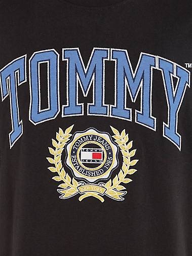 TOMMY-JEANS Herren T-Shirt COLLEGE Oversized Fit