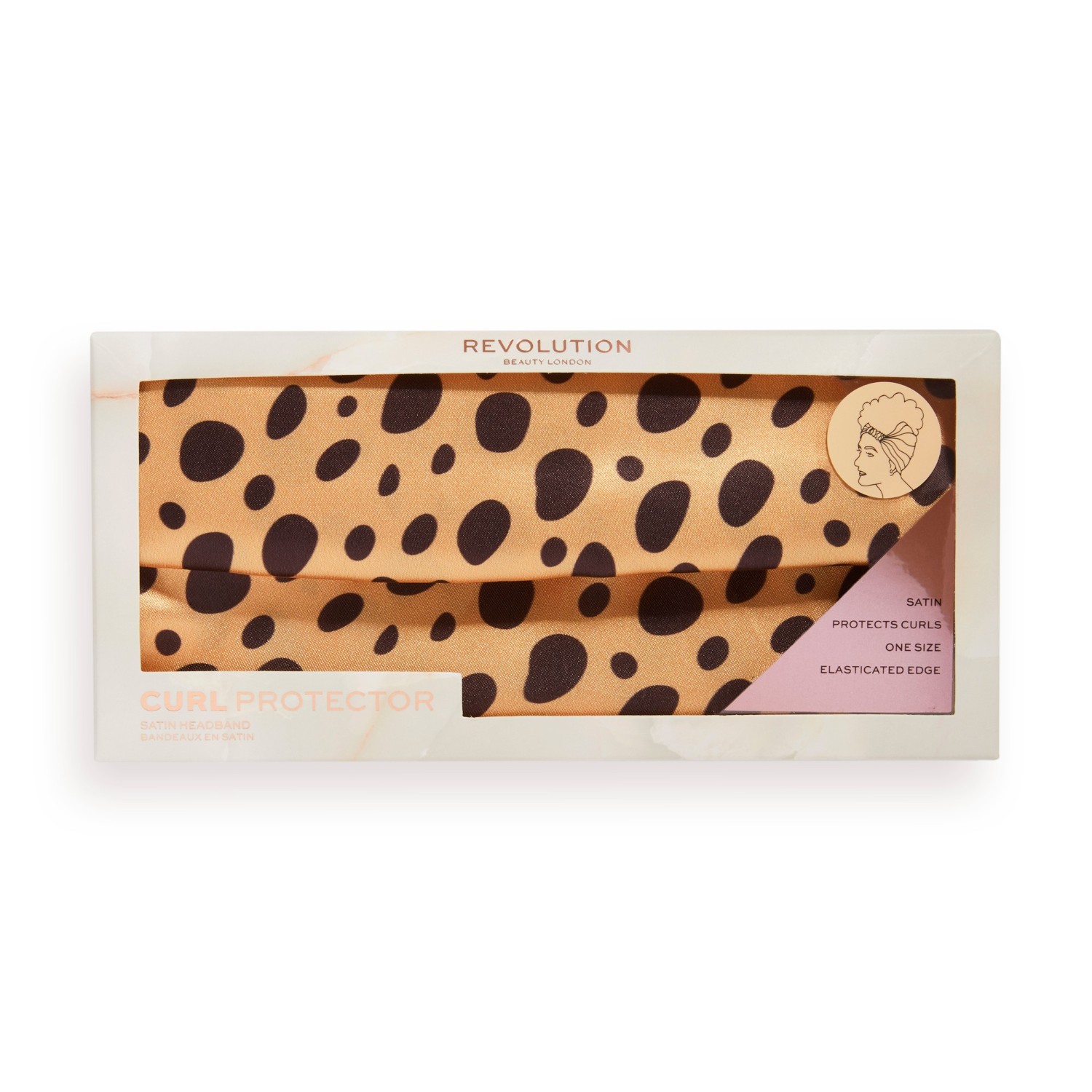 Revolution Hair Revolution Haircare satenska traka za kosu s životinjskim printom