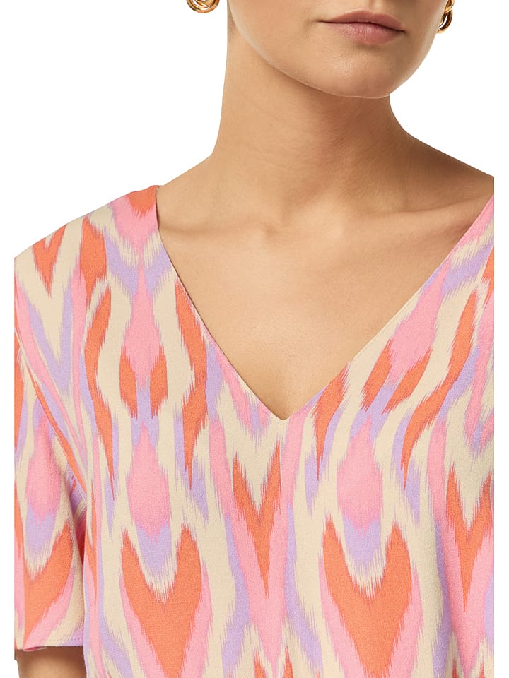 comma Jumpsuit in Lila/ Orange günstig kaufen