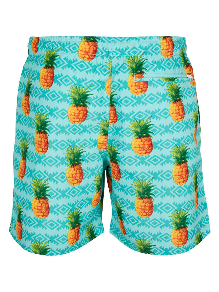 Urban Classics Urban Classics Badeshorts in pineapple aop günstig kaufen
